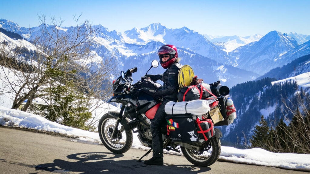 Honda NX250 World Travel Adventure Motorcycle