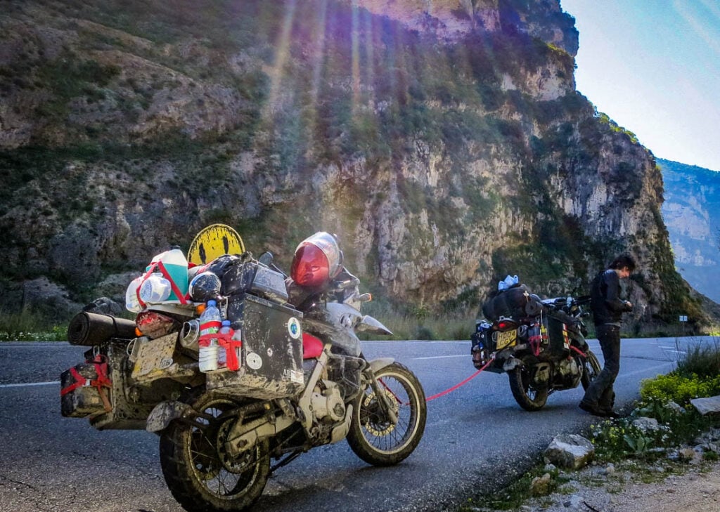 Honda NX250 World Travel Adventure Motorcycle