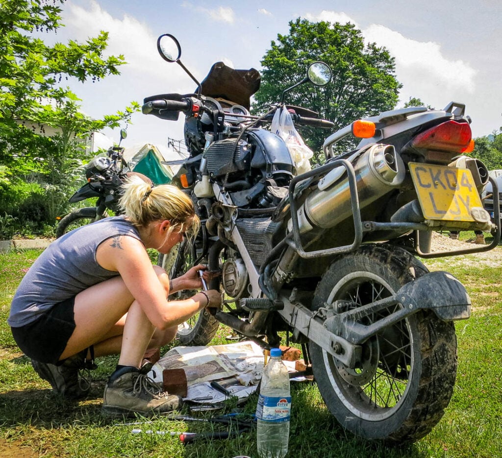 Honda NX250 World Travel Adventure Motorcycle