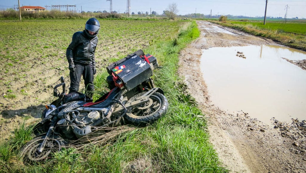 Honda NX250 World Travel Adventure Motorcycle