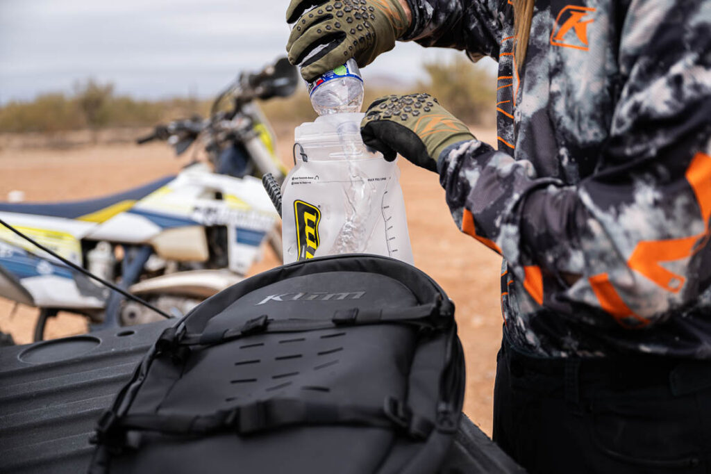 Klim adventure motorcycle hydration arsenal backpacks