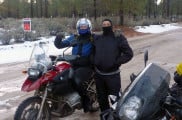Snow on our Mexico ride